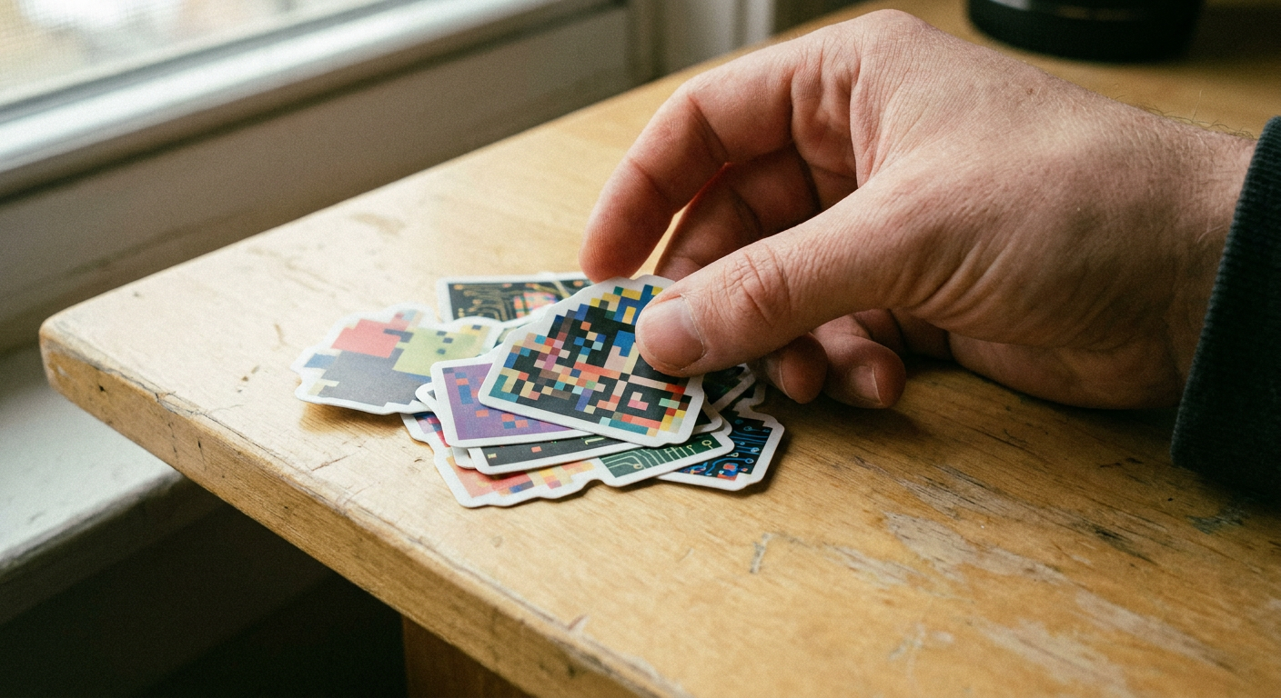 Die-cut stickers printed by Stickerine