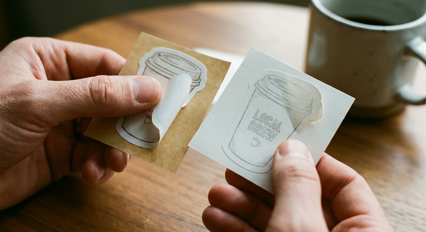 Die-cut stickers printed by Stickerine