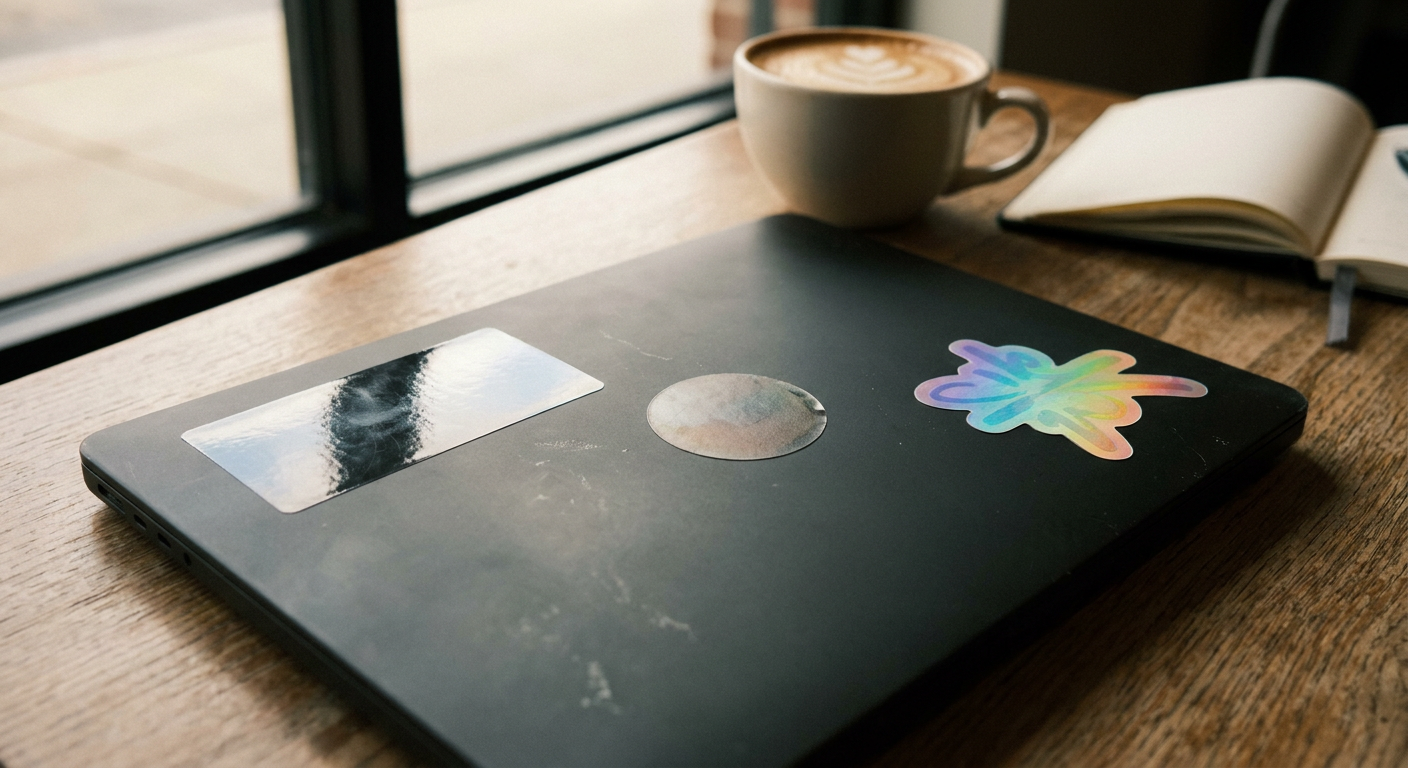 Custom product labels printed by Stickerine