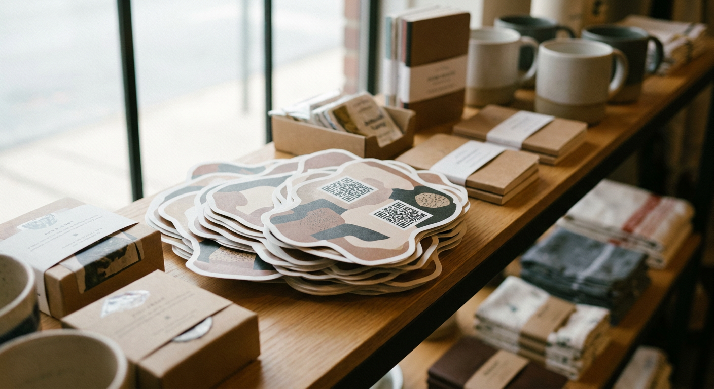 Die-cut stickers printed by Stickerine