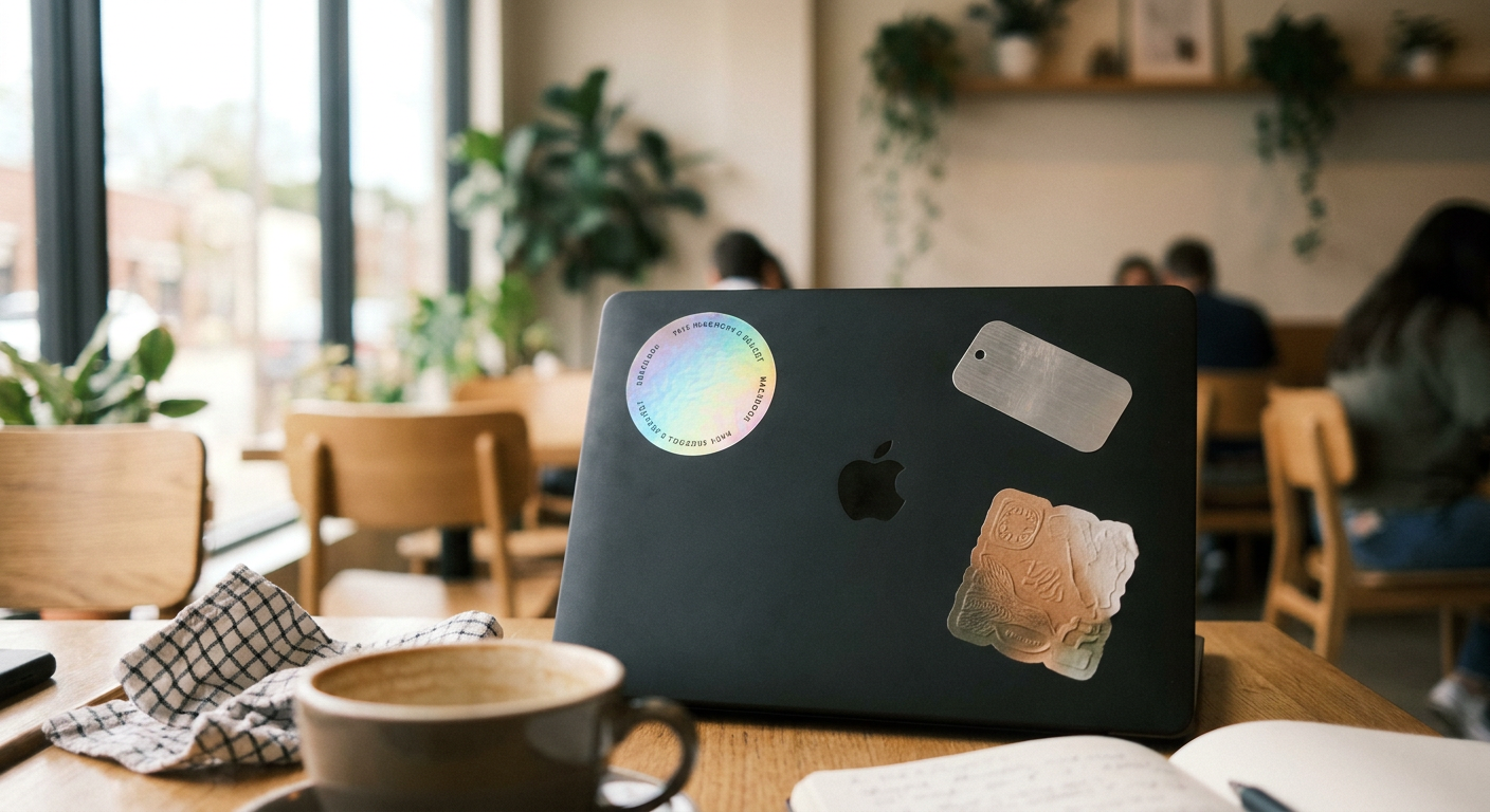 Custom product labels printed by Stickerine