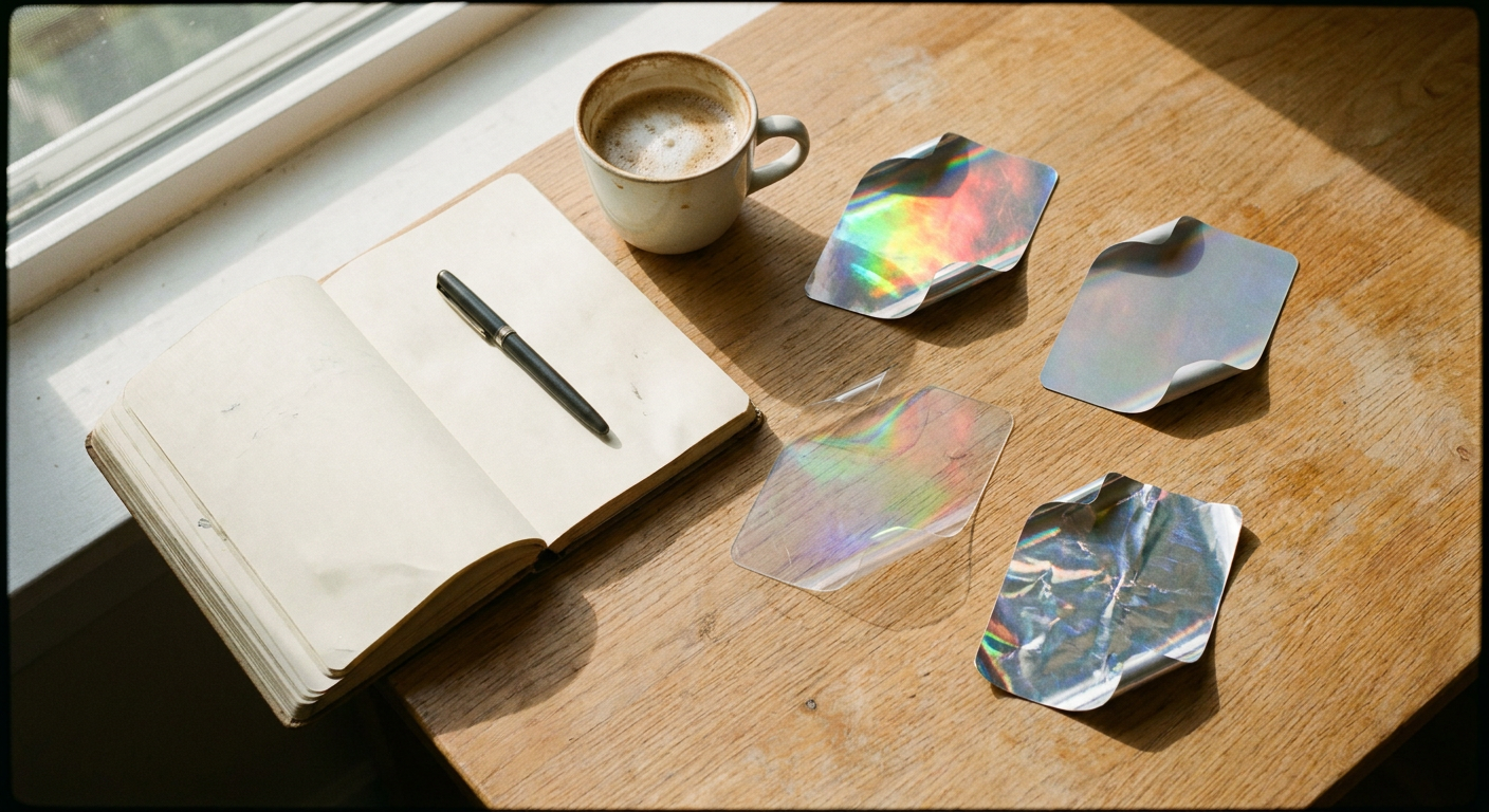 Sticker Material Guide: Glossy vs Matte vs Clear vs Holographic