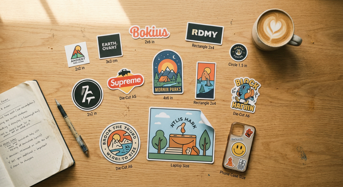 Sticker Size Guide: Choosing the Right Dimensions for Your Brand or Event