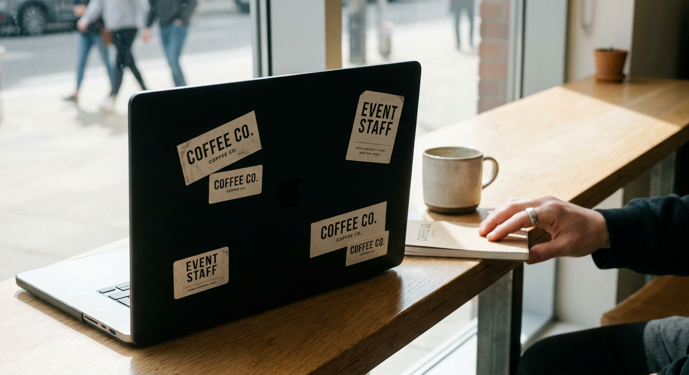 Custom product labels printed by Stickerine