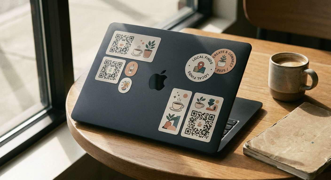 Custom stickers printed by Stickerine