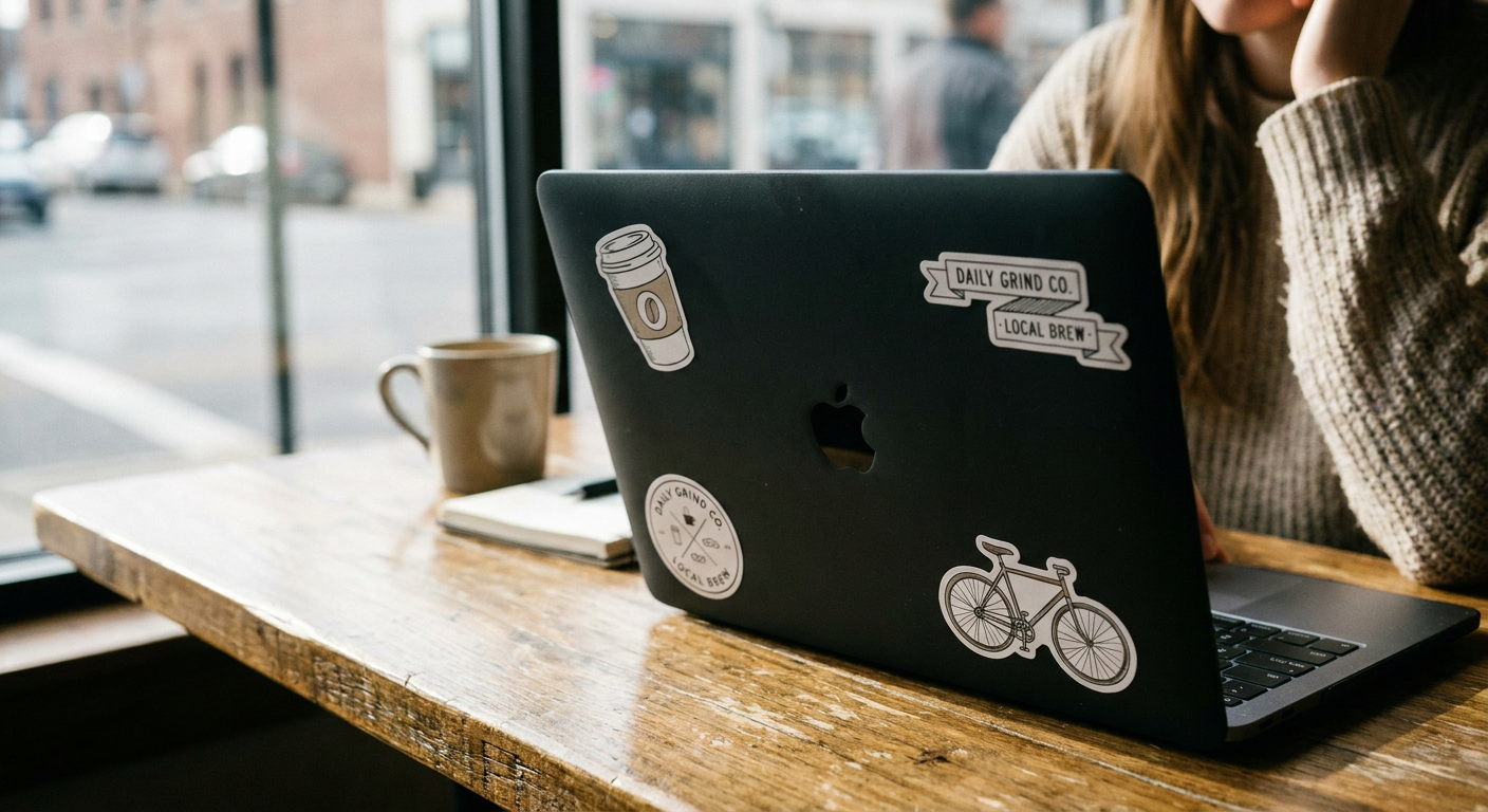 Custom product labels printed by Stickerine