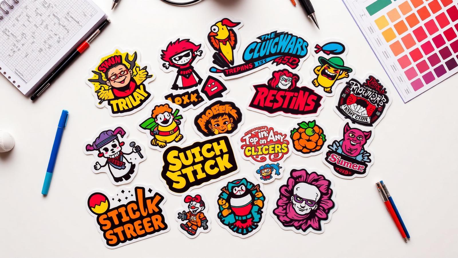 AI-Generated Sticker Designs: The Future of Creativity