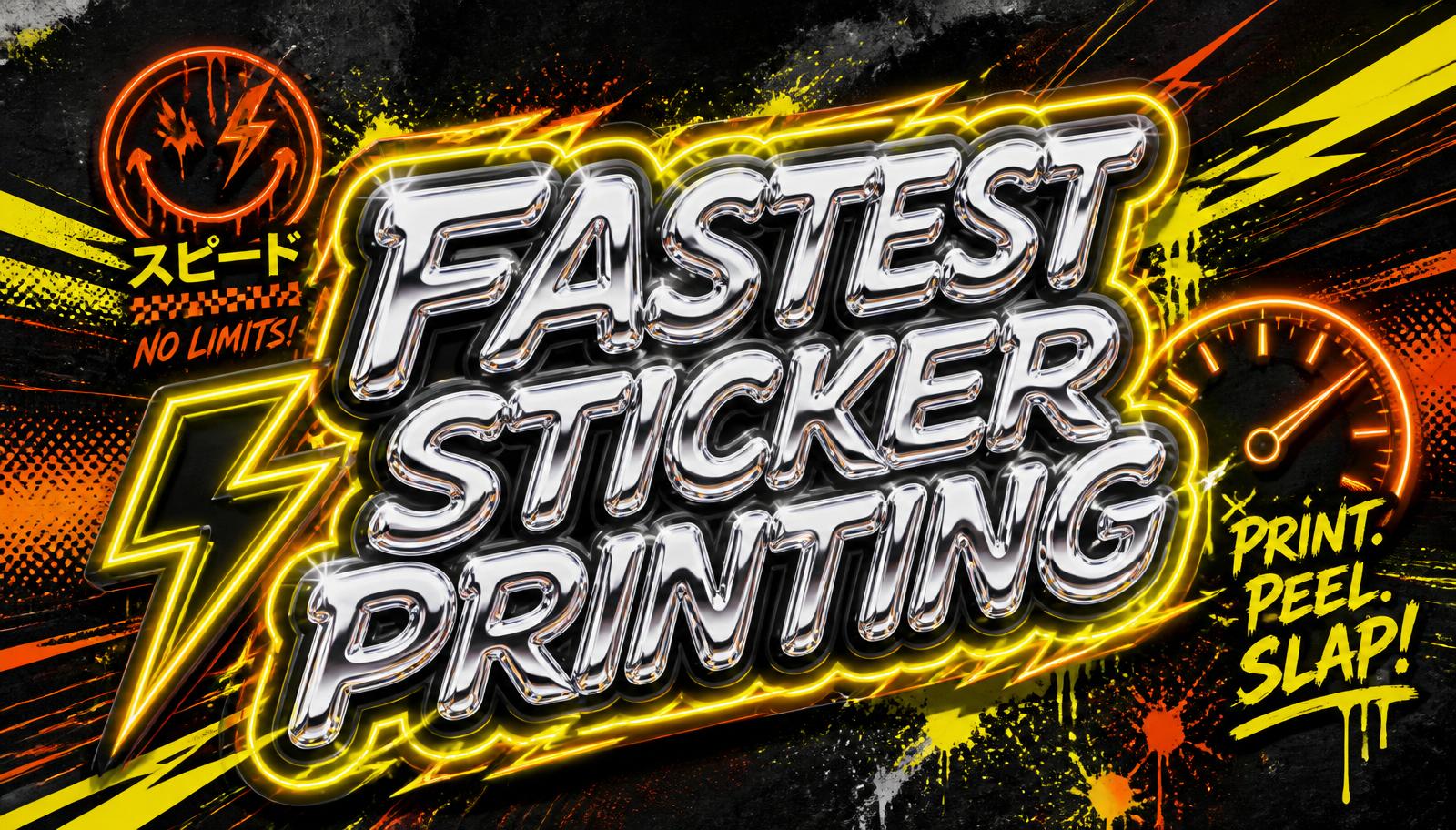 Fastest sticker printing — who actually ships fast in 2026