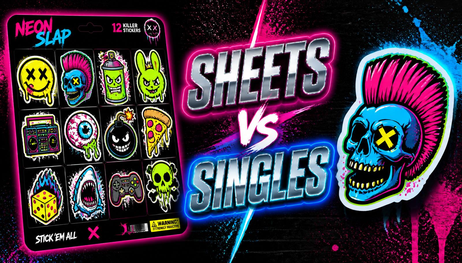 Sticker sheets vs individual stickers