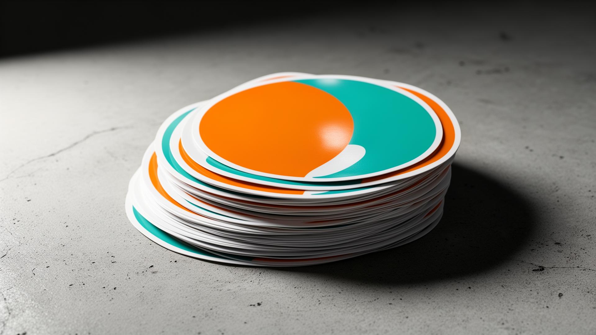 Stickerine custom die-cut vinyl stickers printed in-house in the USA
