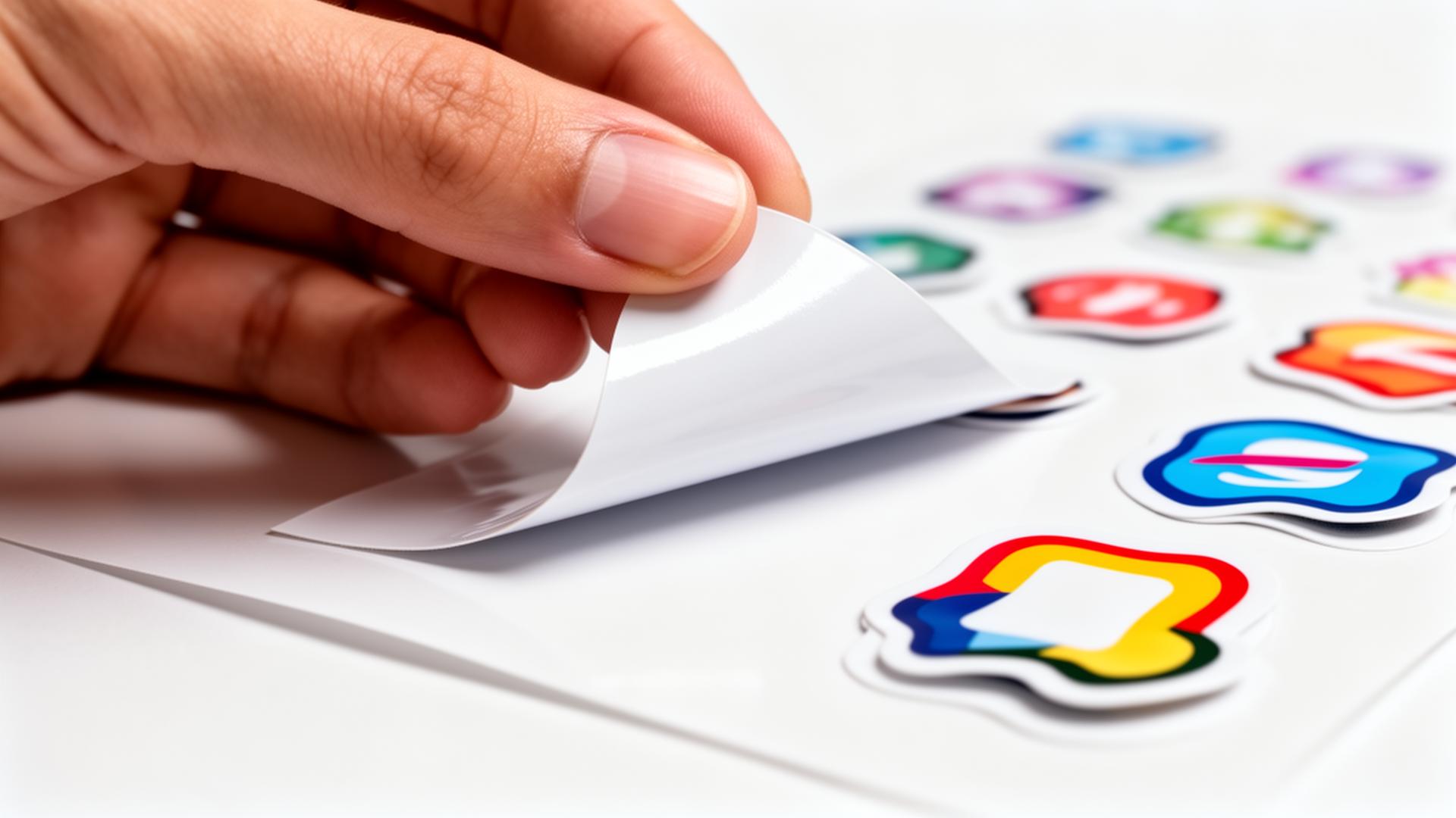 Stickerine custom die-cut vinyl stickers printed in-house in the USA