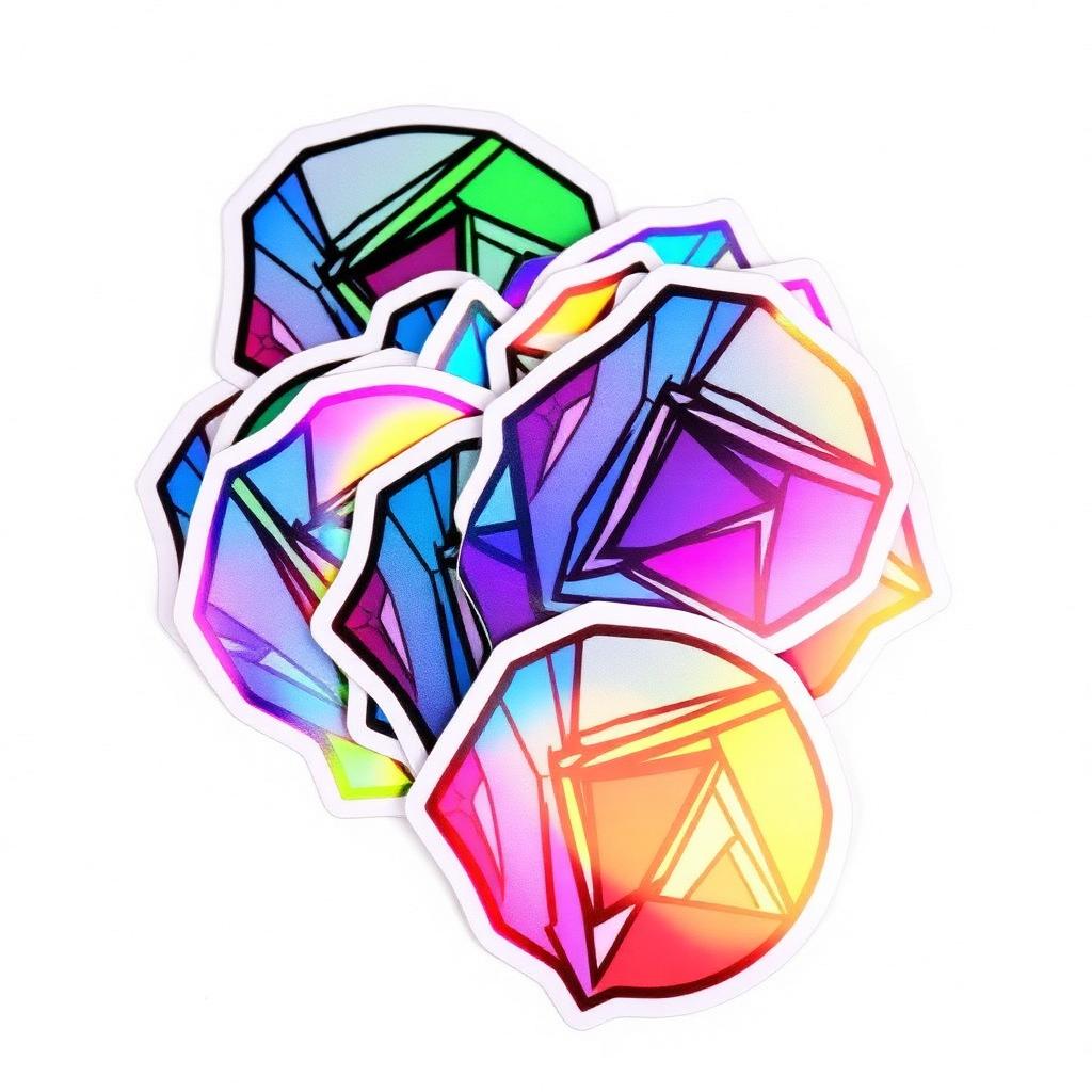 200 2.5" Custom Holographic Stickers — Stickerine deal
