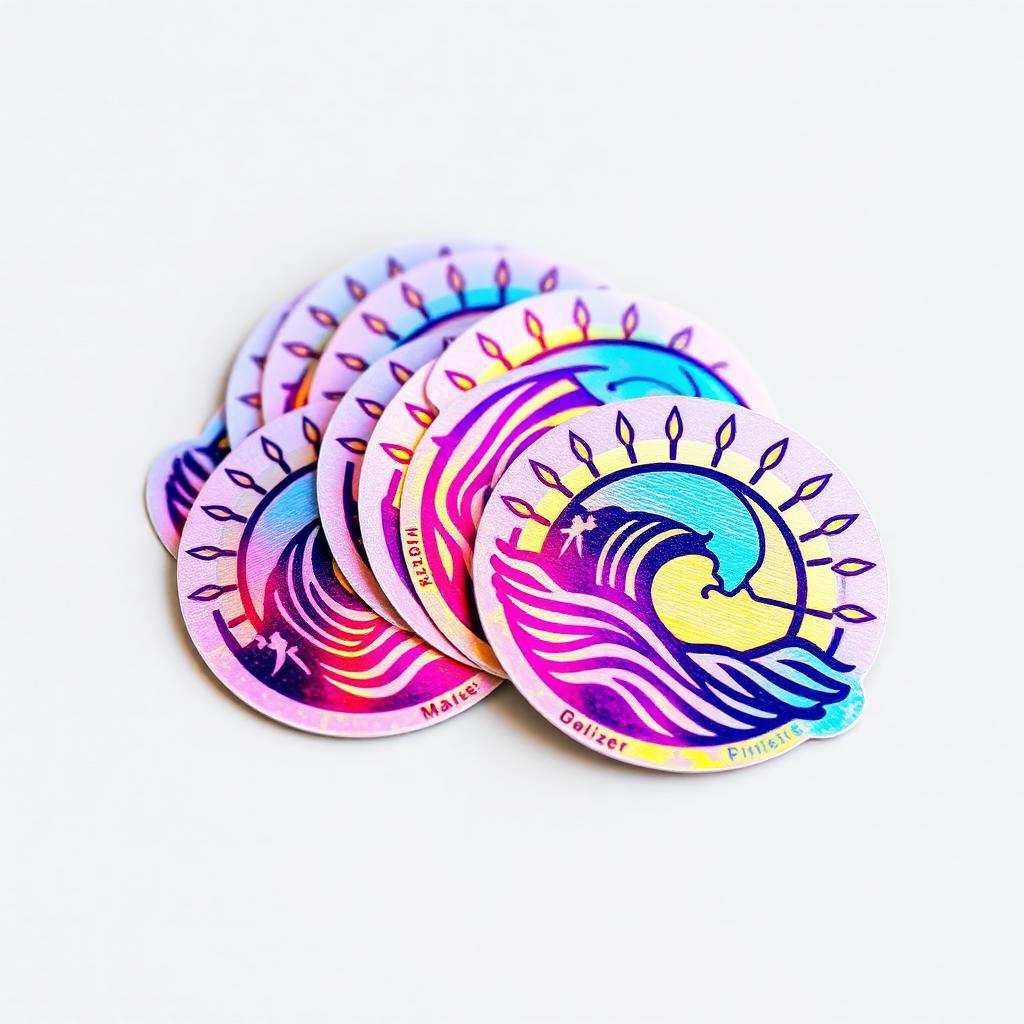 200 2.5" Holographic Custom Stickers — Stickerine deal