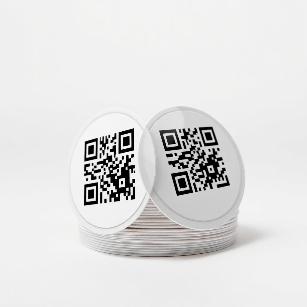 50 2.5" QR Code Custom Stickers — Stickerine deal