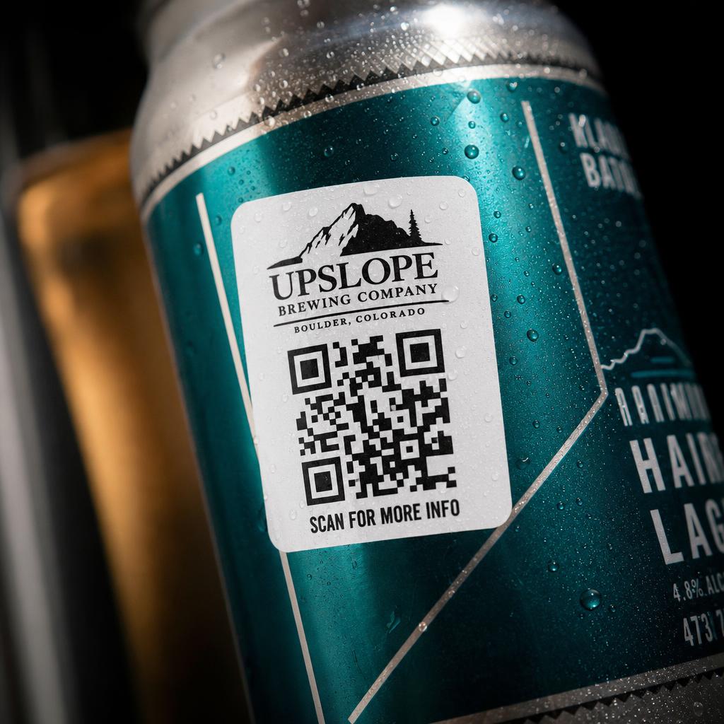 50 2.5" QR Code Custom Stickers
